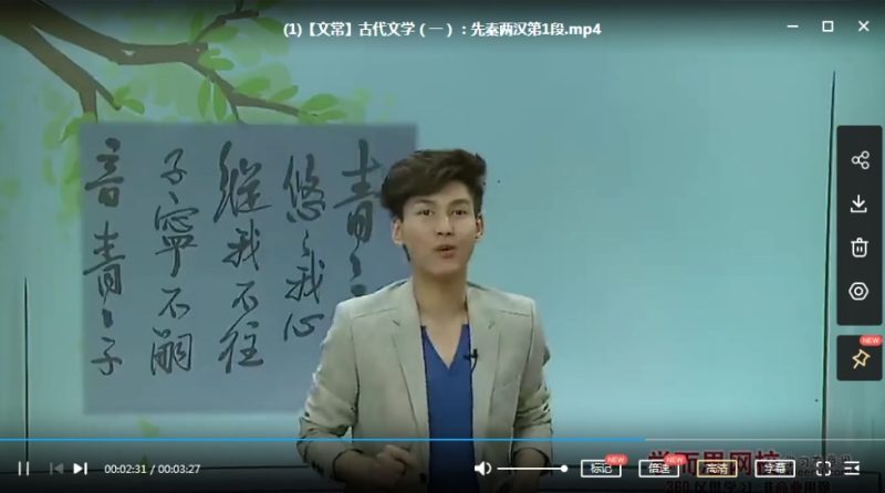 小学六年级 暑假学习“畅享语文”成长计划年卡（21—24级）49讲MP4视频百度网盘下载-儿童教育网