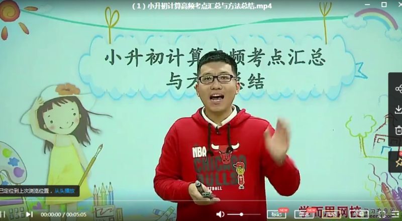 六年级奥数 网课视频资源（竞赛班）50讲MP4完结 百度网盘下载-儿童教育网